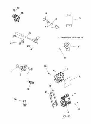 ELECTRICAL SWITCHES SENSORS and ECM MODULES - A18SUE57N5 (100190)