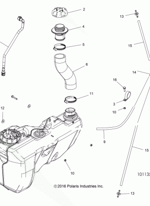 BODY FUEL TANK - A18SVE95FR (101135)