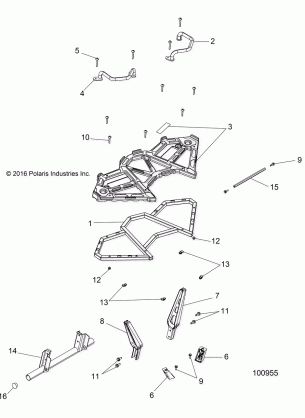 BODY REAR RACK - A18SVS95FR