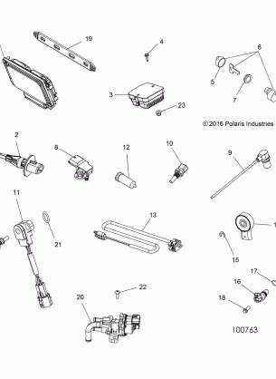 ELECTRICAL SWITCHES SENSORS ECU and CONTROL MODULES - A18SXA85B1 / B7 / SXE85BM / BS / B9 (100763)