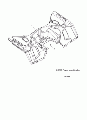 BODY REAR CAB - A18SXD95B9 / SXE95BR / BC (101099)