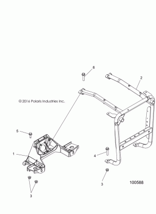 BODY FRONT BUMPER SUPPORT - A18SXM95AL