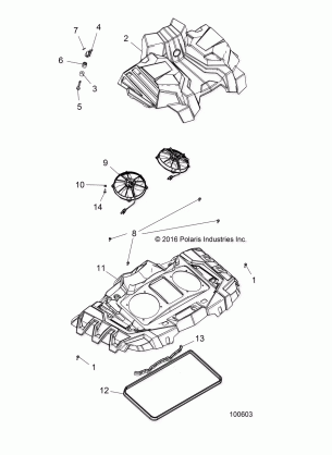 ENGINE COOLING SYSTEM FANS AND SHROUDS - A18SXM95AL