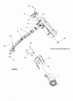 ENGINE EXHAUST - A18SXM95AL