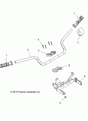 STEERING HANDLEBAR and CONTROLS - A18SXE95FR (101421)