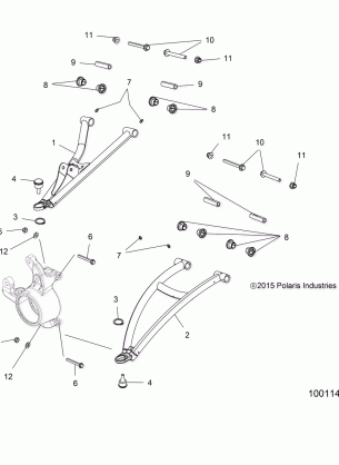 SUSPENSION FRONT A-ARMS - A18SXM95AL