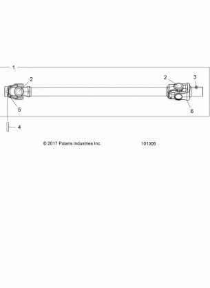 DRIVE TRAIN PROP SHAFT FRONT - A18SXM95AL