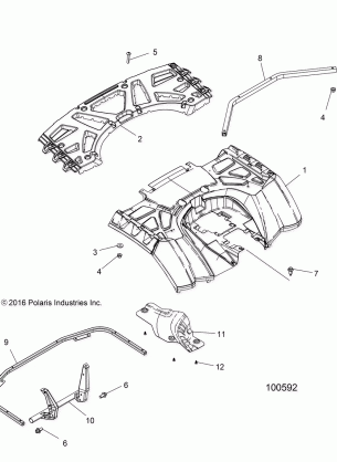 BODY REAR CAB and REAR RACK - A18SXN85A8