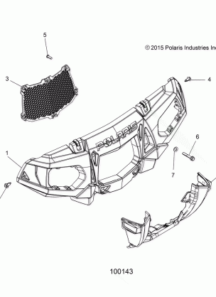 BODY FRONT BUMPER and MOUNTING - A18SXM95AL