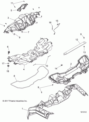 BODY HOOD AND FRONT BODY WORK - A18DAE57N5 (101312)