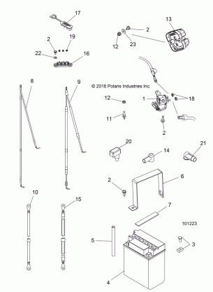 ELECTRICAL BATTERY - A18DAE57N5 (101223)