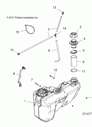 BODY FUEL TANK - A18SYS95CU / EU (101477)