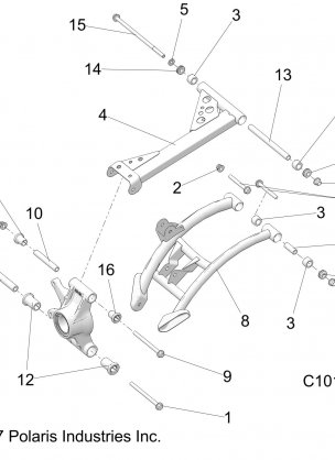 SUSPENSION REAR - A18SYS95CU / EU (C101357)