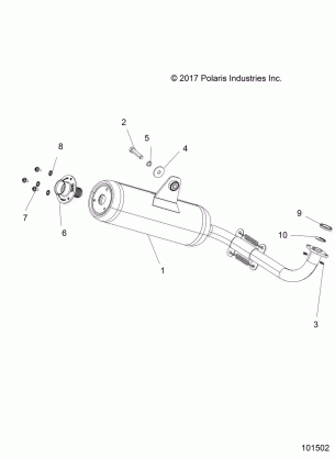 ENGINE EXHAUST SYSTEM - A18HAA15B7 / B2