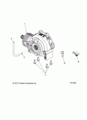 DRIVE TRAIN FRONT GEARCASE - A18DCE87BB (101295)