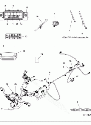 ELECTRICAL HARNESS - A18SXS95CC / CR / EC / ER (101357)