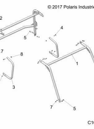 CHASSIS CAB FRAME AND SIDE BARS - A18HZA15B4 (C101408)
