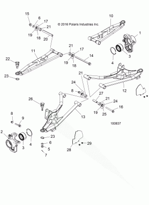 SUSPENSION FRONT - A18DCE87BB (100837)