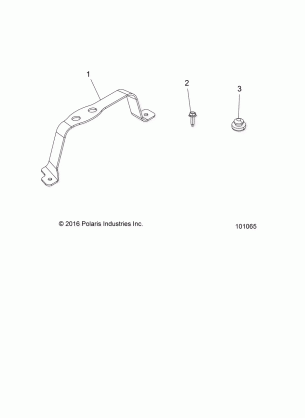 ENGINE AIR INTAKE SYSTEM SUPPORT BRACKET - A18S6E57B1