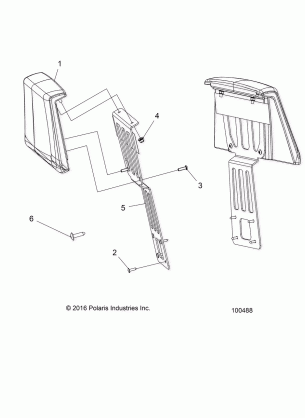 BODY BOX BACKREST - A18S6S57C1 / CL