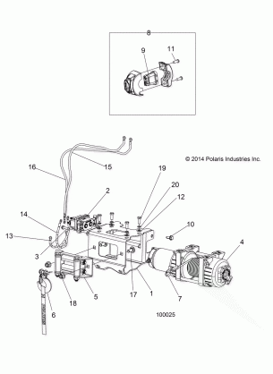 CHASSIS WINCH - A18S6S57CL (100025)