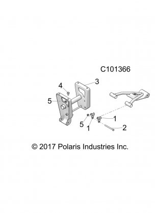 SUSPENSION SUPPORT MID - A18S6S57C1 / CL