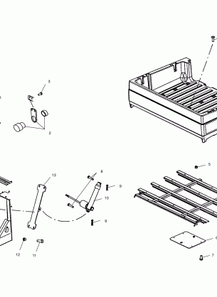 DUMP BOX ELECTRIC LIFT (4X4) - C11RD50AB (4981898189A08)