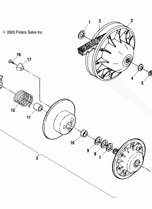 DRIVEN CLUTCH - C11RB63AA / AB (4985628562C03)