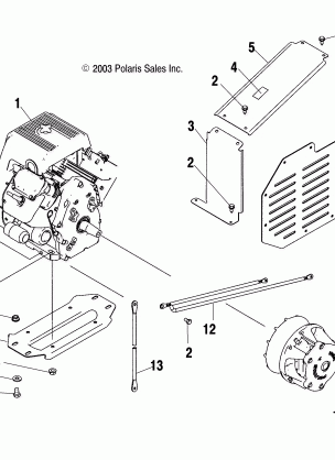 ENGINE MOUNTING - C11RB63AA / AB (4985628562A12)