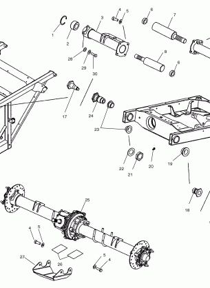 SWING ARM - C11RB42AA / C11RD50AA / AB / C11RF50AA (4981898189C09)