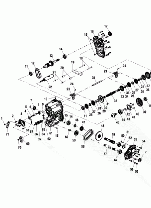 GEARCASE (4X4) - C11RD50AA / AB (4981898189D07)