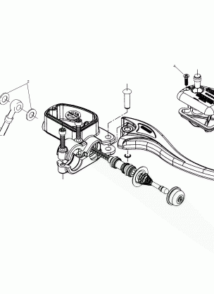 CONTROLS-RH MASTER CYLINDER / BRAKE LINE - C10CL50AA (4978707870B10)