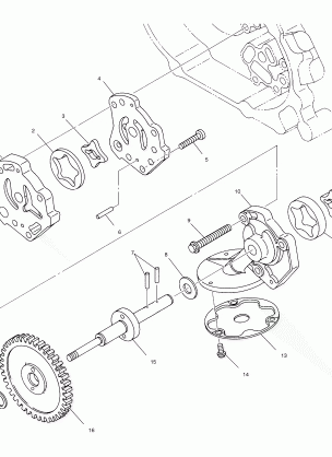 OIL PUMP - C10CL50AA (4978707870D13)