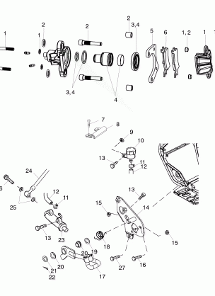 REAR BRAKE - C10CD50AA (4977417741C01)