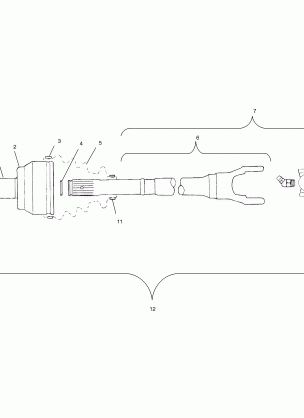 DRIVE SHAFT - C10CL50AA (4978707870B01)