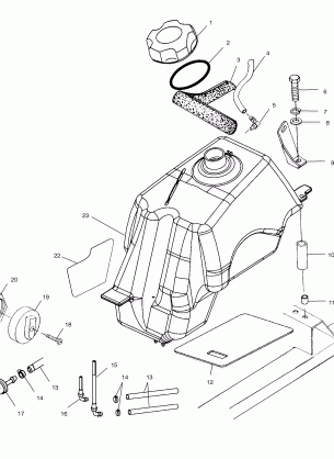 FUEL TANK - C10CL50AA (4978707870A13)