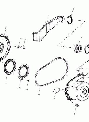 CLUTCH COVER - C10RD50AA (4976437643C11)