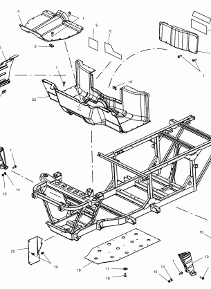 MOLDING and SEAT - C10RB42AA (4976407640A05)