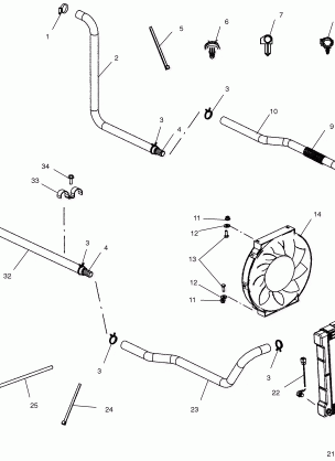 COOLING SYSTEM - C10RD50AA (4976437643A11)