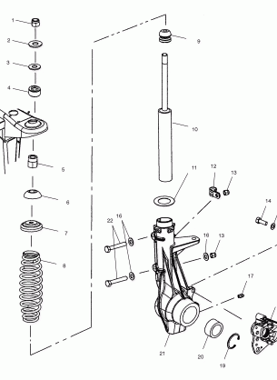 FRONT STRUT - C10RB42AA (4976407640B06)