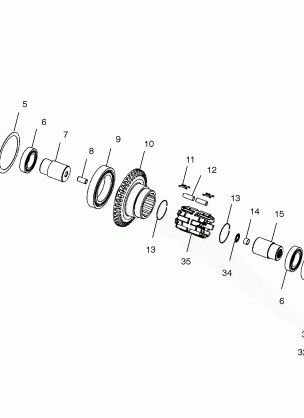 FRONT HOUSING MOUNTING - C10RD50AA (4976437643D01)