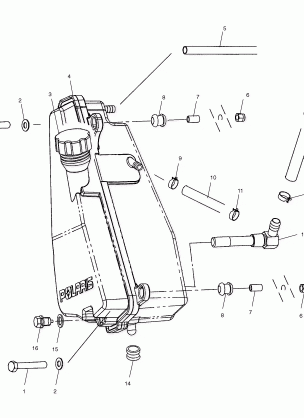 OIL TANK - C10RD50AA (4976437643B01)