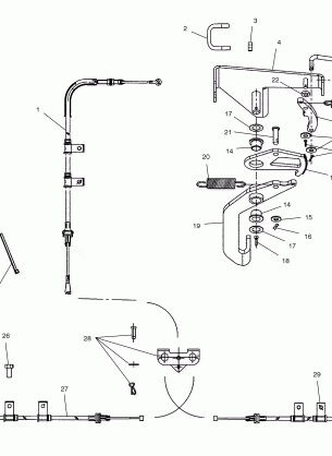 PARK BRAKE LOCK - C10RD50AA (4976437643C02)