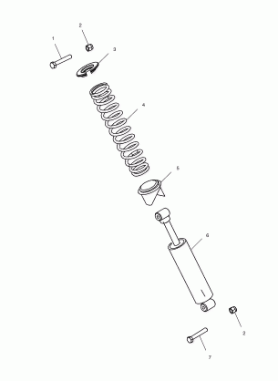 REAR SHOCK - C10RD50AA (4976437643C06)