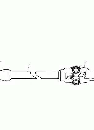 FRONT PROP SHAFT - C10RD50AA (4976437643B07)