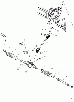 STEERING - C10RD50AA (4976437643B10)