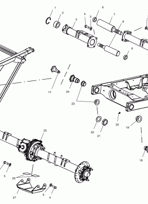 SWING ARM - C10RD50AA (4976437643C05)