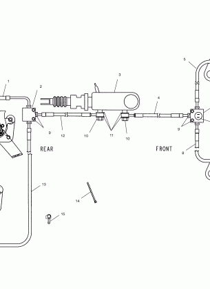 BRAKE LINES / MASTER CYLINDER - C10RD50AA (4976437643B14)