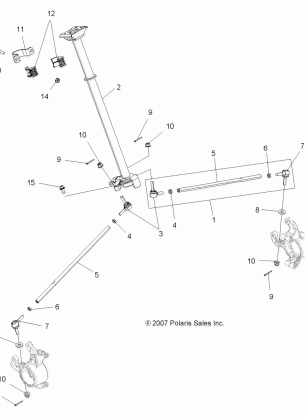 STEERING STEERING POST ASM. - A14GH85AD (49ATVSTEERING09Q60)