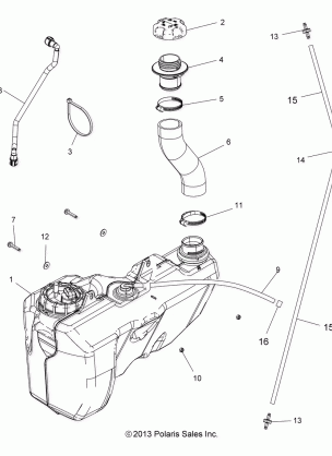 BODY FUEL TANK - A14GH9EAW (49ATVFUEL14SCRAM)